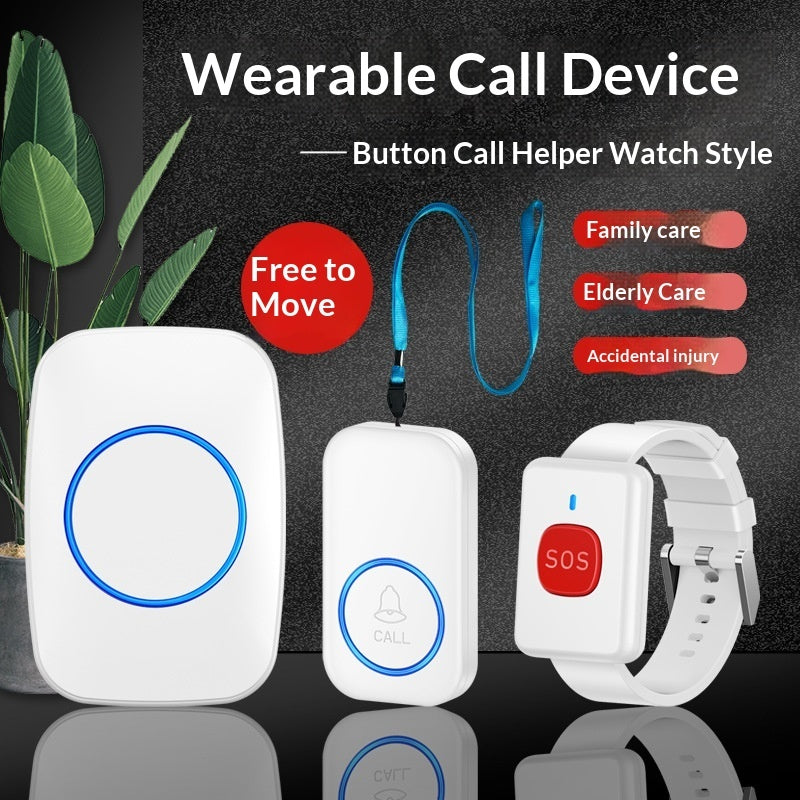 Personal Wearable Button For Elderly Call Devices For Home Use