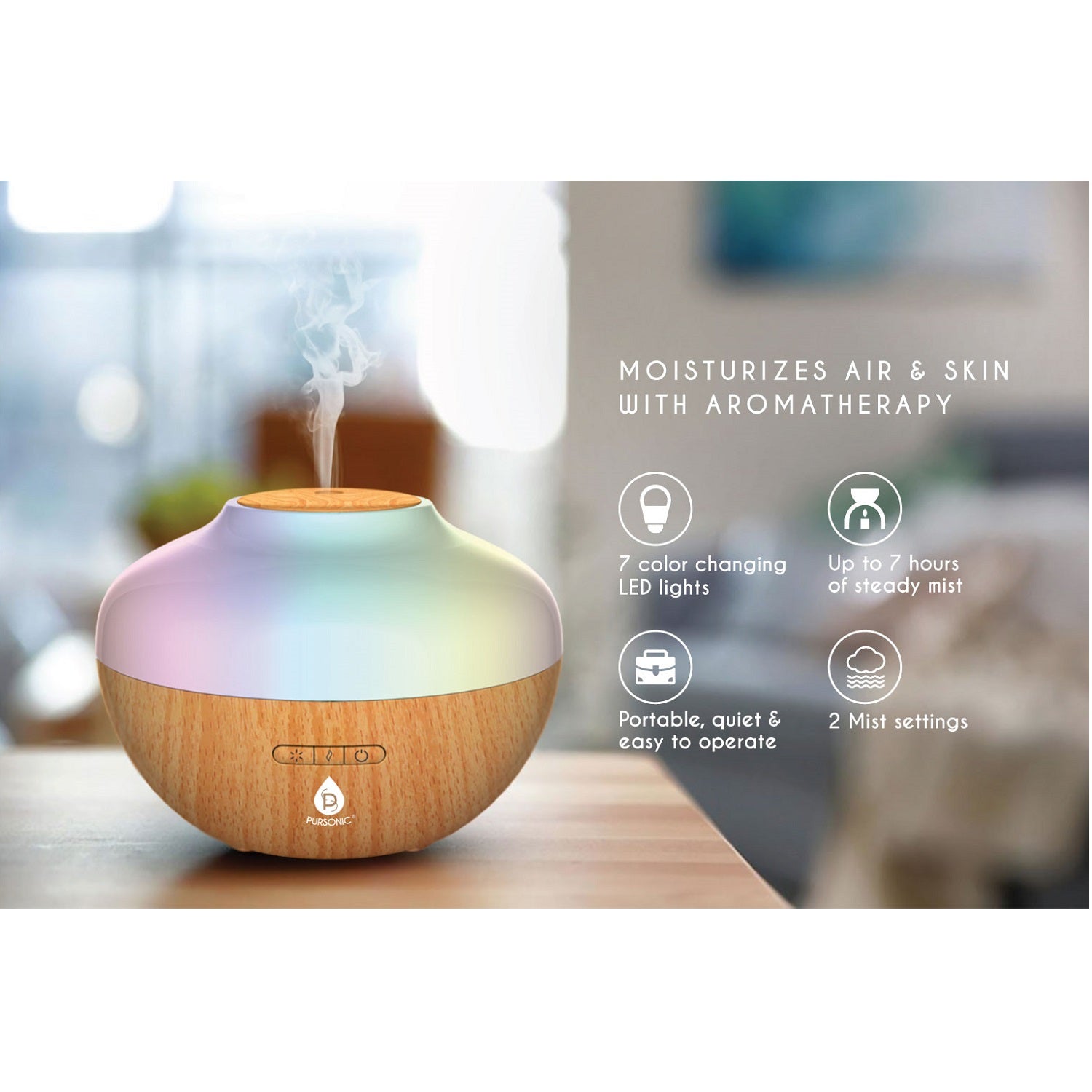 Pursonic Ultimate Wellness Bundle Air Purifier