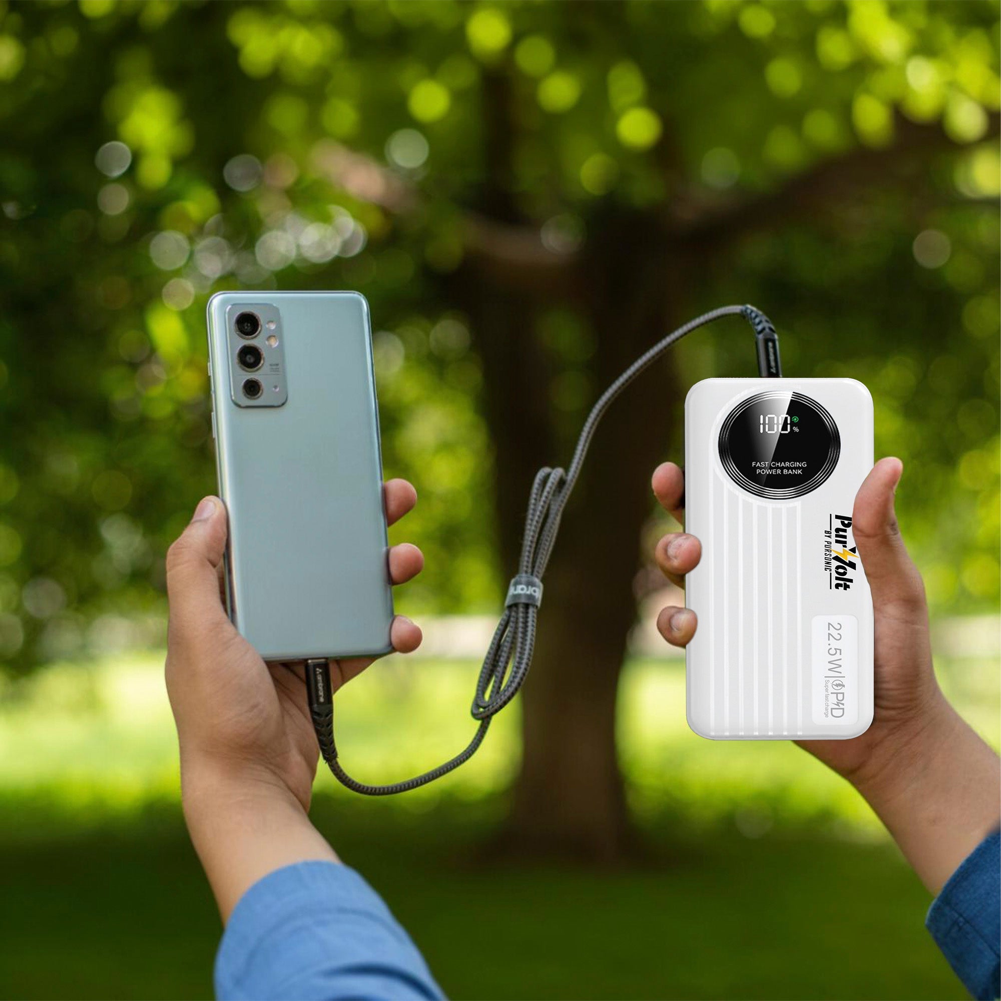 Pursonic 10000mAh LED Fast Charging Power Bank
