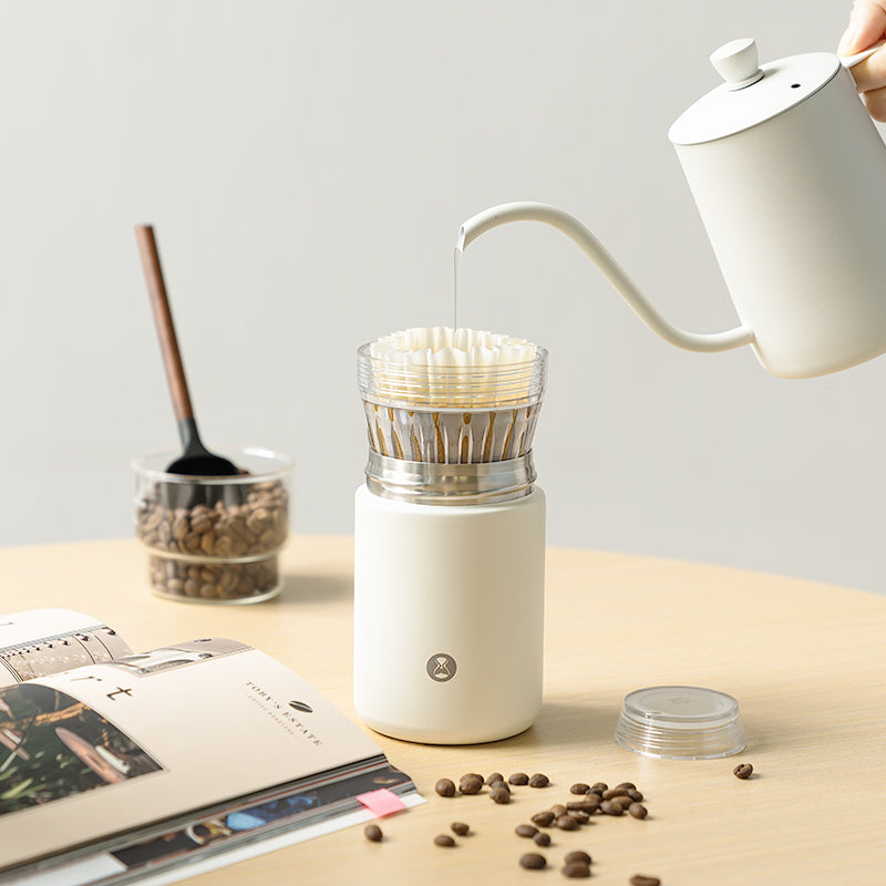 TIMEMORE 1+1 Tumbler with Coffee Dripper New