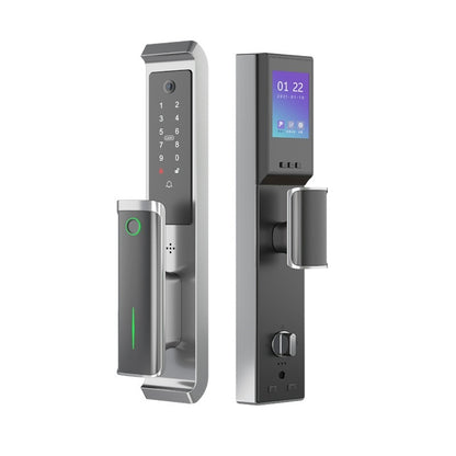 Fully Automatic Fingerprint Lock With A Video Peephole For Home Security Doors