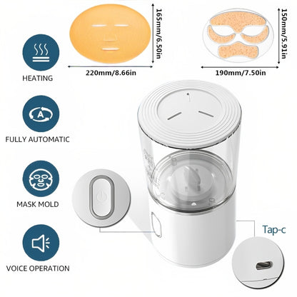 DIY Automatic Facial Fruit Vegetable Mask Maker Machine Mask Mini FaceSkin Rejuvenation Home Use Beauty Devices