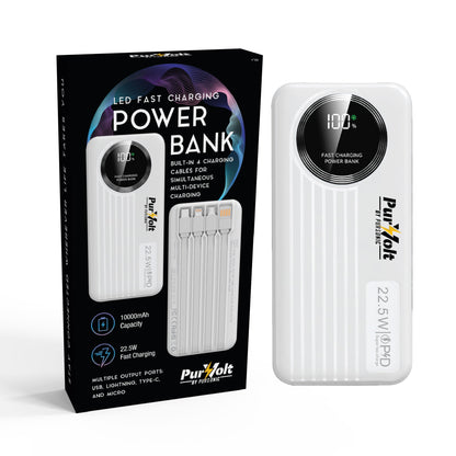 Pursonic 10000mAh LED Fast Charging Power Bank