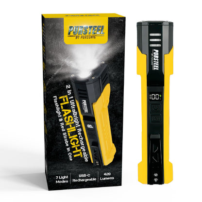 2 in1 Ultra Bright Flashlight &amp; LED Fast Charging Power Bank