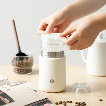 TIMEMORE 1+1 Tumbler with Coffee Dripper New