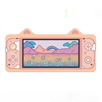 Cute E-sports Cat Ear Oversized Game Cartoon Computer Keyboard Desk Mat