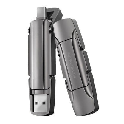 Dual-Type-C Port Solid-State USB Flash Drive For Phones And Computers